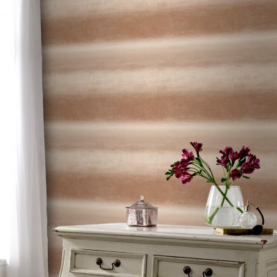 Papier peint Vinyle intissé GoodHome Arugam beige l.53 x H.1000 cm
