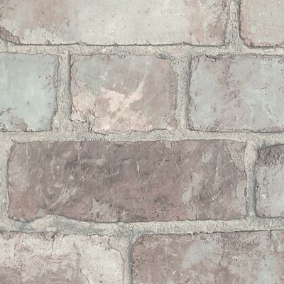 Papier peint Vinyle Intissé GoodHome Elba rose poudré