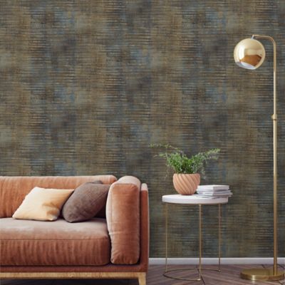 Papier peint Vinyle Intissé GoodHome Fluoe ble