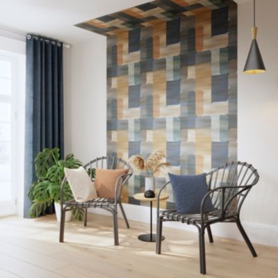 Papier peint Vinyle intissé GoodHome Fulong multicolore l.53 x H.1000 cm