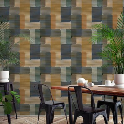 Papier peint Vinyle intissé GoodHome Fulong multicolore l.53 x H.1000 cm