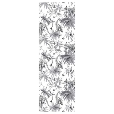 Papier peint Vinyle Intissé GoodHome Howlit noir et blanc