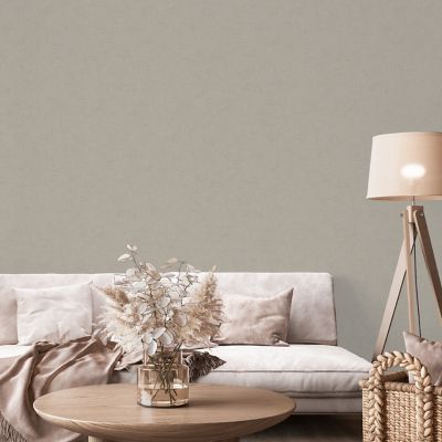Papier peint Vinyle Intissé GoodHome Moivre Taupe