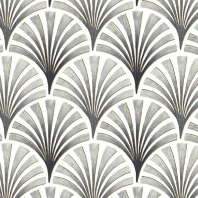 Papier peint Vinyle Intissé GoodHome Nenad gris clair