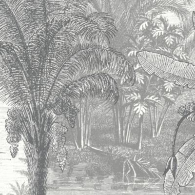 Papier peint Vinyle Intissé GoodHome Onyk gris