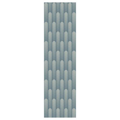 Papier peint Vinyle intissé GoodHome Pawnee bleu canard l.53 x H.1005 cm