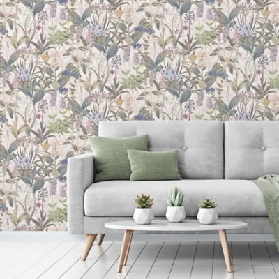 Papier peint Vinyle Intissé GoodHome Platin Pastel