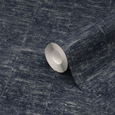 Papier peint Vinyle intissé GoodHome Quapaw bleu l.53 x H.1000 cm
