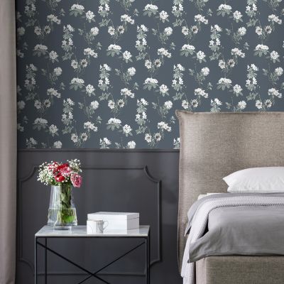 Papier peint Vinyle Intissé GoodHome Rubin gris