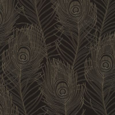Papier peint Vinyle Intissé GoodHome Sedef noir