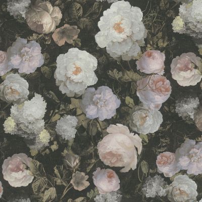 Papier peint Vinyle Intissé GoodHome Serpin rose pâle