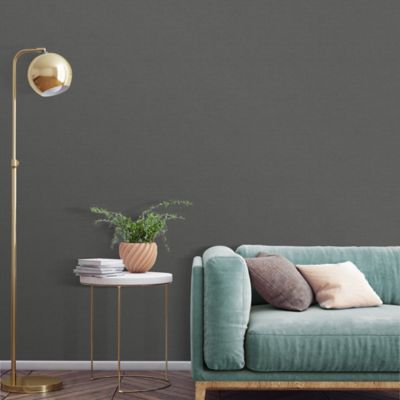 Papier peint Vinyle Intissé GoodHome Tille gris foncé
