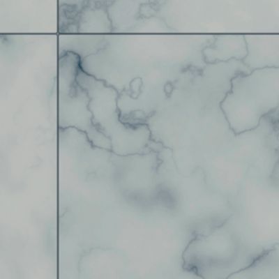 Papier peint vinyle intissé Reality Iv Lutece mat et satiné carrelage, effet marbre bleu ardoise l.1005 x l.53 cm