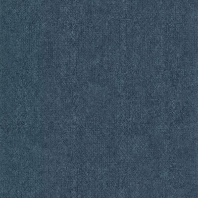 Papier peint vinyle intissé Reality Iv Lutece mat et satiné ecorce, faux uni bleu pétrole, bleu l.1005 x l.53 cm