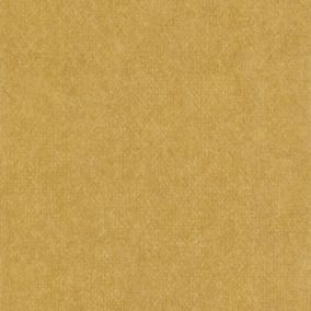 Papier peint vinyle intissé Reality Iv Lutece mat et satiné ecorce, faux uni jaune, ocre l.1005 x l.53 cm