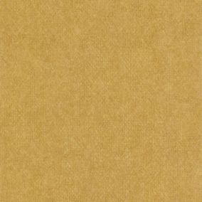 Papier peint vinyle intissé Reality Iv Lutece mat et satiné ecorce, faux uni jaune, ocre l.1005 x l.53 cm