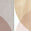 Papier peint vinyle intissé Sejours & Chambres Lutece mat et satiné géométrique rose, gris, jaune l.1005 x l.53 cm