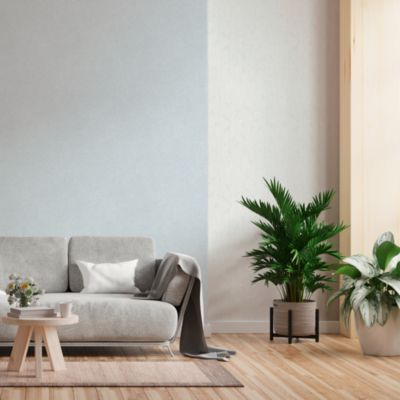Papier peint vinyle intissé uni aspect tissu gris clair L.1005 x l.53cm GoodHome, Mythe