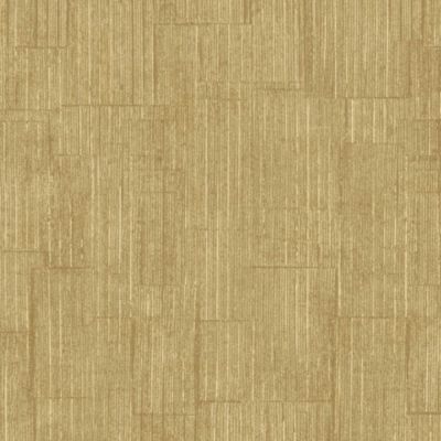 Papier peint vinyle intissé uni Kopa jaune paille L.1005 x l.53cm Lutèce