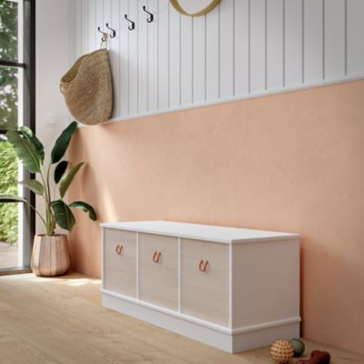 Papier peint vinyle intissé uni orange pêche L.53 x l.1005 cm GoodHome Izier