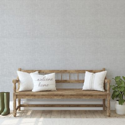 Papier peint vinyle intissé uni structuré gris clair L.1000 x l.52 cm GoodHome Shung