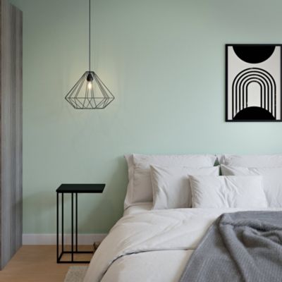 Papier peint vinyle intissé uni vert L.1005 x l.53 cm GoodHome Aune