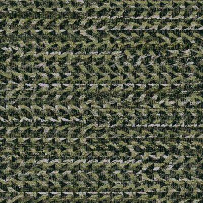 Papier peint vinyle intissé Villa Rosalie Lutece mat et satiné trompe l'œil tissu vert forêt, vert l.1005 x l.53 cm