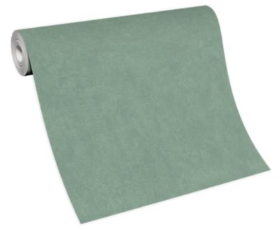 Papier peint vinyle sur intissé Erismann vert eucalyptus