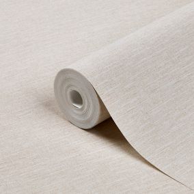 Papier peint vinyle sur intissé GoodHome Arceau beige