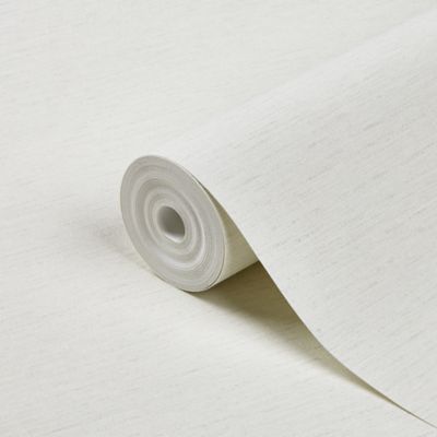 Papier peint vinyle sur intissé GoodHome Arceau blanc