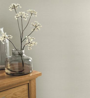 Papier peint vinyle sur intissé GoodHome Arceau blanc