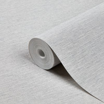 Papier peint vinyle sur intissé GoodHome Arceau gris