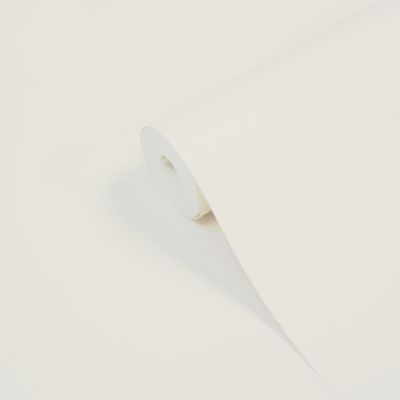 Papier peint vinyle sur intissé GoodHome  Aune blanc