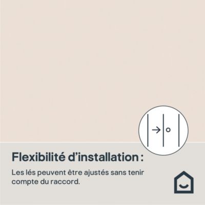 Papier peint vinyle sur intissé GoodHome  Aune sable