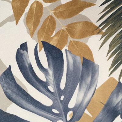 Papier peint vinyle sur intissé GoodHome Ferula bleu