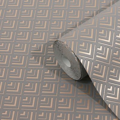 Papier peint vinyle sur intissé GoodHome Ficus noir