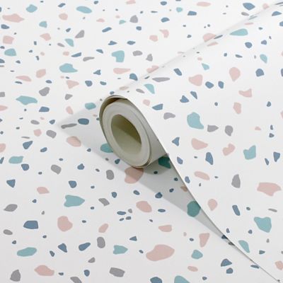 Papier peint vinyle sur intissé GoodHome Fusca blanc