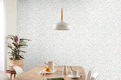 Papier peint vinyle sur intissé GoodHome Fusca blanc