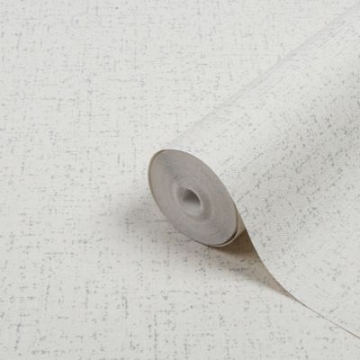 Papier peint vinyle sur intissé GoodHome Gazania blanc