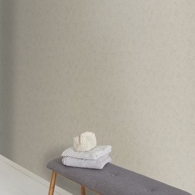 Papier peint vinyle sur intissé GoodHome  Lancon blanc cassé