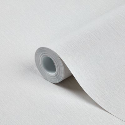 Papier peint vinyle sur intissé GoodHome Lery blanc