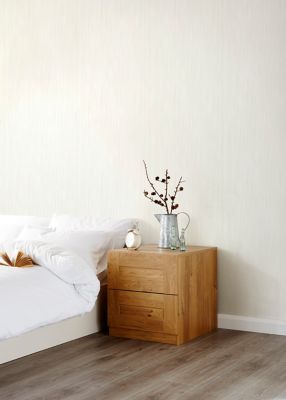 Papier peint vinyle sur intissé GoodHome Lery blanc