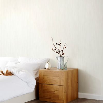 Papier peint vinyle sur intissé GoodHome Lery blanc