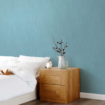 Papier peint vinyle sur intissé GoodHome Lery bleu