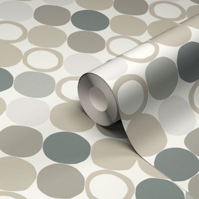 Papier peint vinyle sur intissé GoodHome Lymani naturel