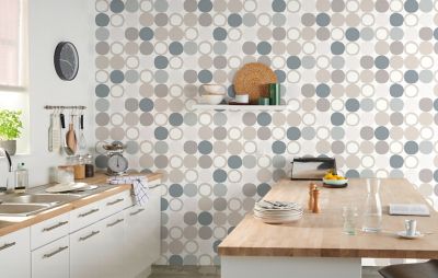 Papier peint vinyle sur intissé GoodHome Lymani naturel