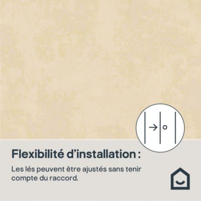 Papier peint vinyle sur intissé GoodHome  Omey beige