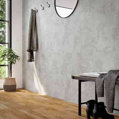 Papier peint vinyle sur intissé GoodHome  Omey gris anthracite