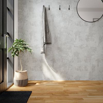 Papier peint vinyle sur intissé GoodHome  Omey gris anthracite