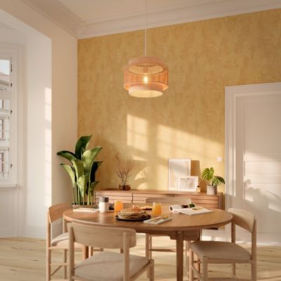 Papier peint vinyle sur intissé GoodHome  Omey jaune